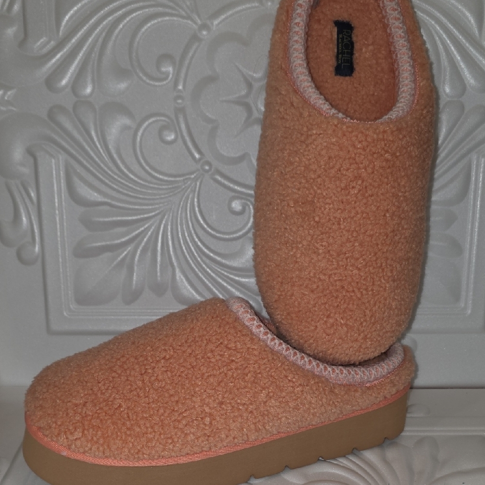Rachel Roy Coral Fleece Women's Slippers Chunky Stacked Fun Slip On